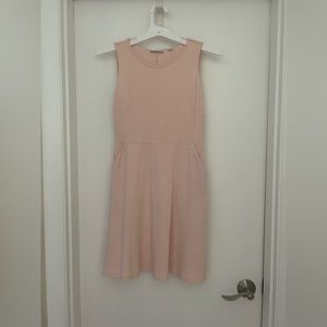 New York & Company baby pink pocket dress